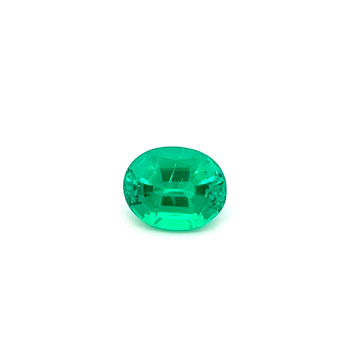 Lab Grown Colombian Emerald Oval 2.92ct, 2.92ct Colombian Emerald Oval
