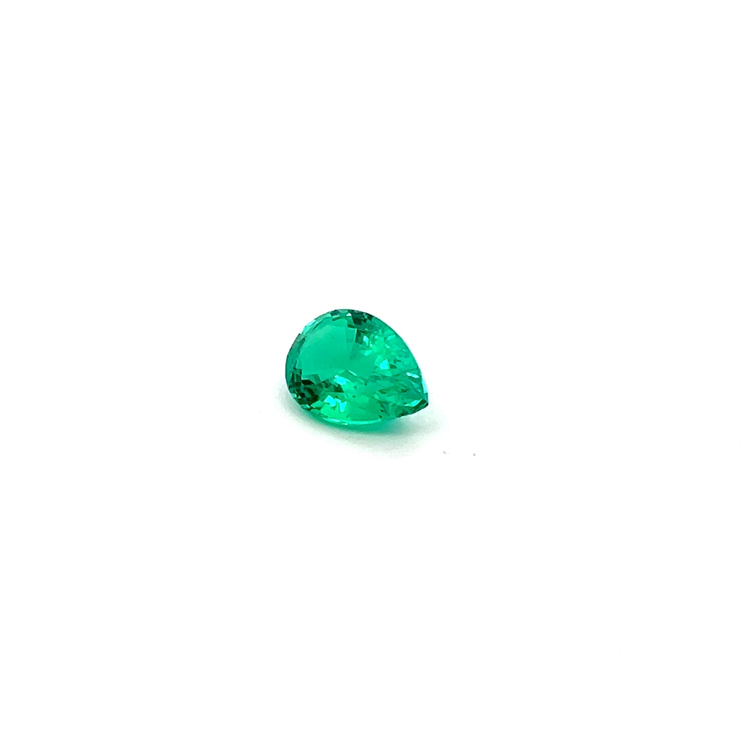1.76 Ct Pear Lab Grown Colombian Emerald