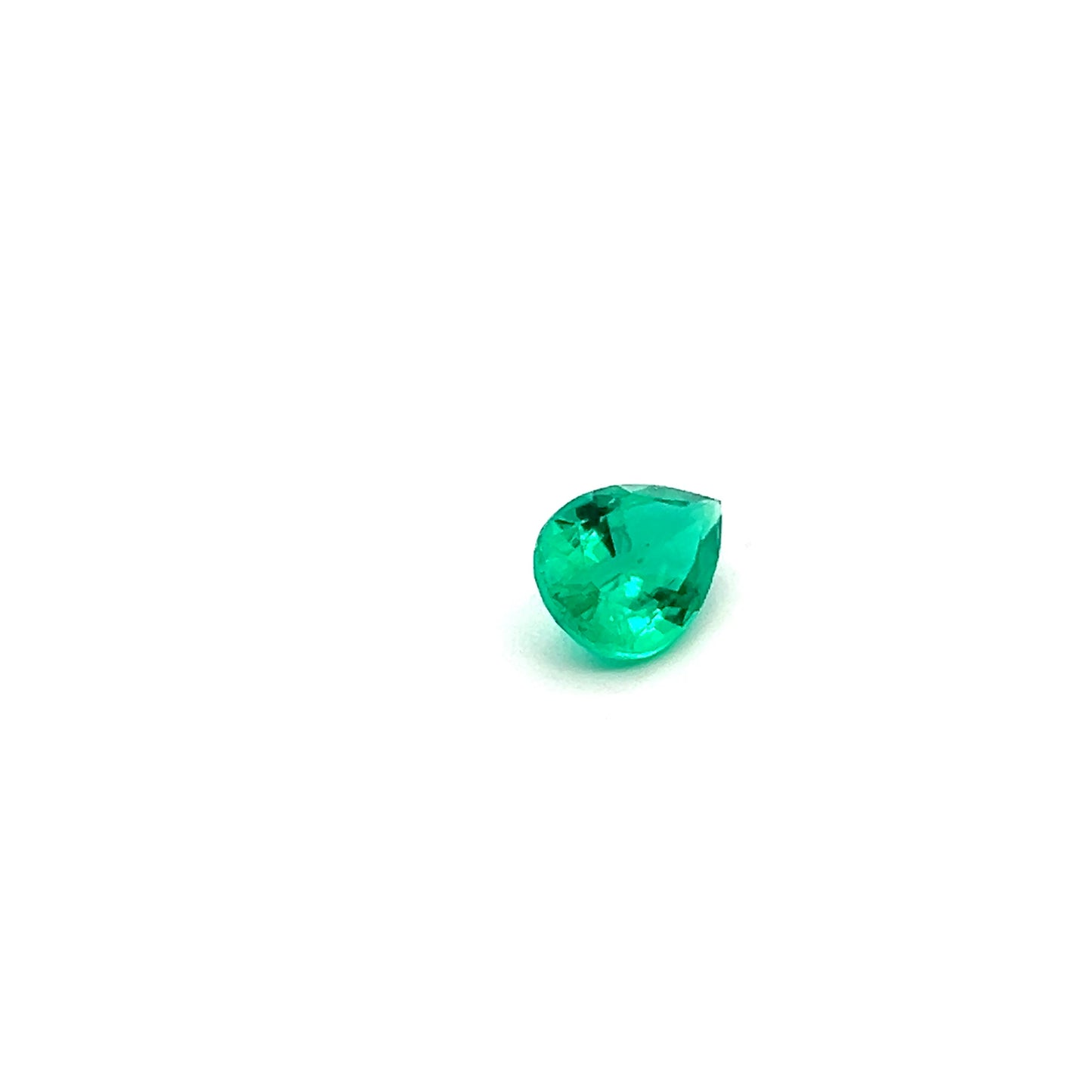 1.76 Ct Pear Lab Grown Colombian Emerald