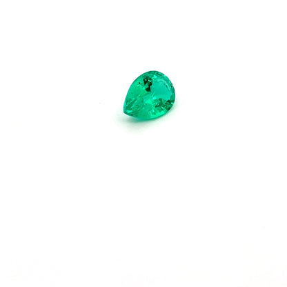 pear colombian emerald 1.79ct