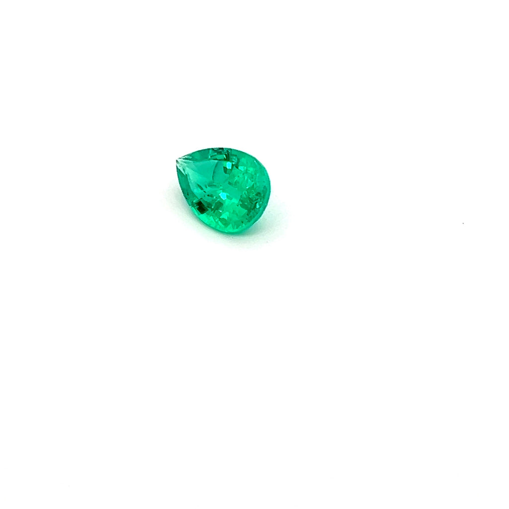Lab Grown Green Emerald 1.79 Ct Pear