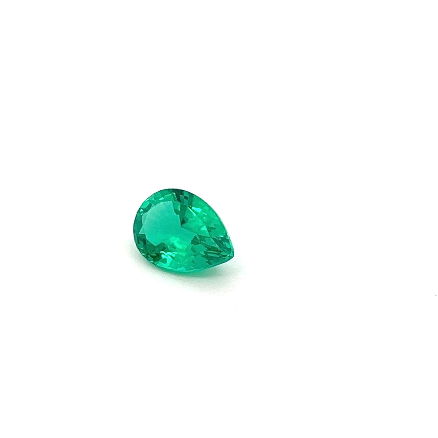 pear colombian emerald 1.80ct