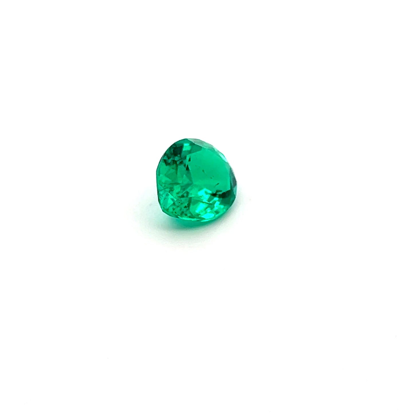 3.98 Carats Pear Lab Grown Green Emerald