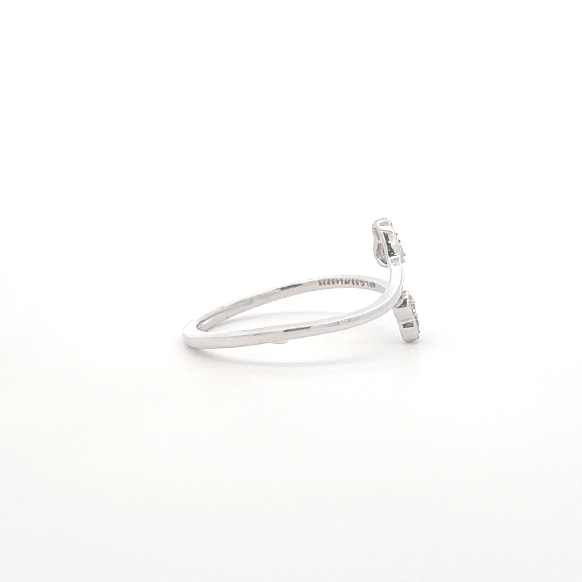 Heart Leaf Toe Lab Grown Diamond Ring a