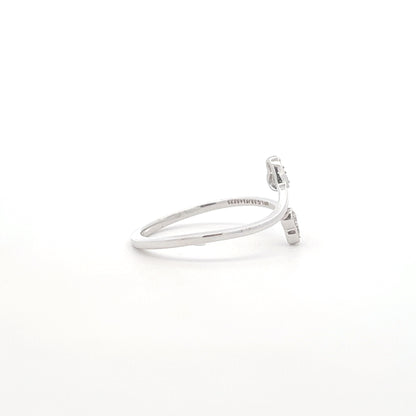 Heart Leaf Toe Lab Grown Diamond Ring a