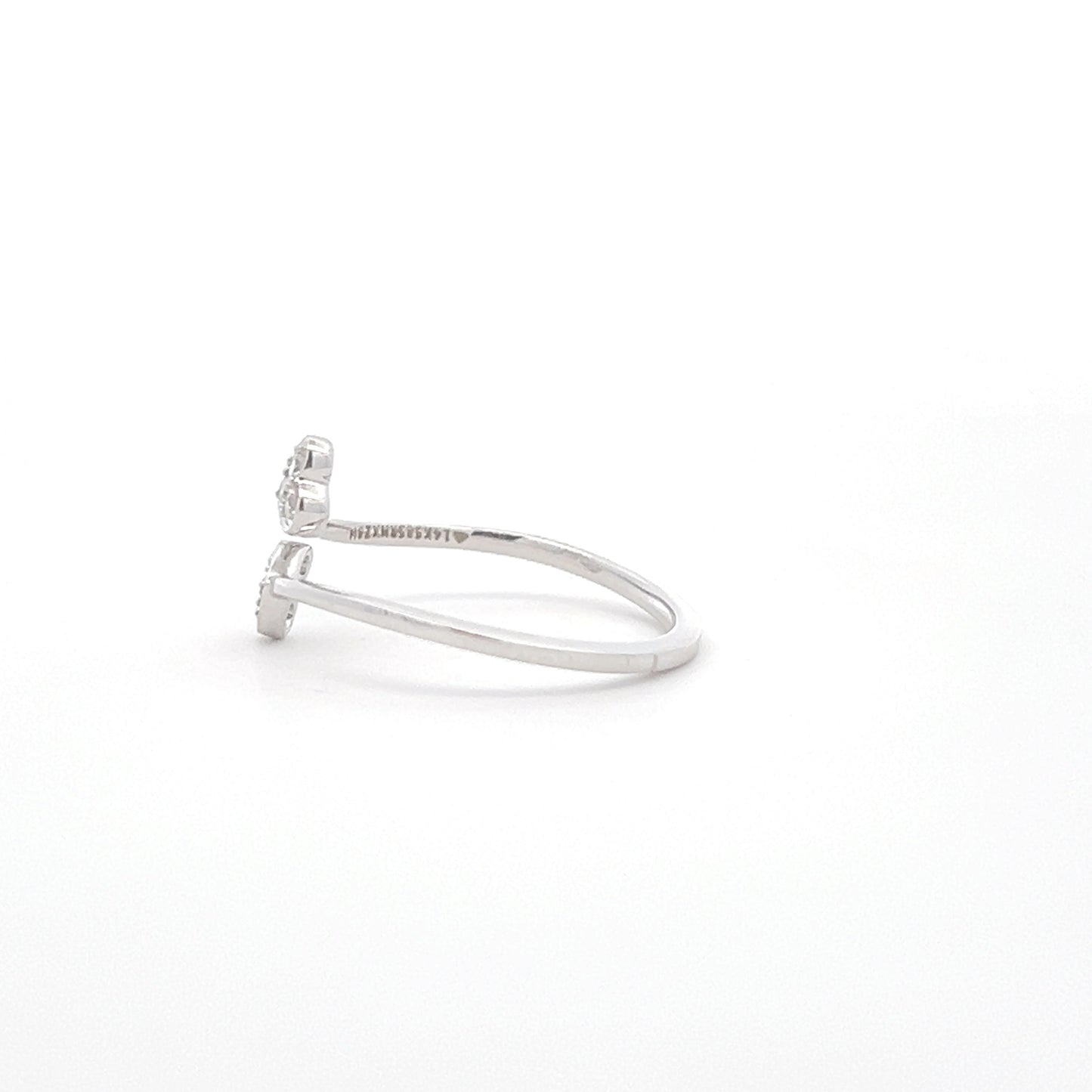 Heart Leaf Toe Lab Grown Diamond Ring b