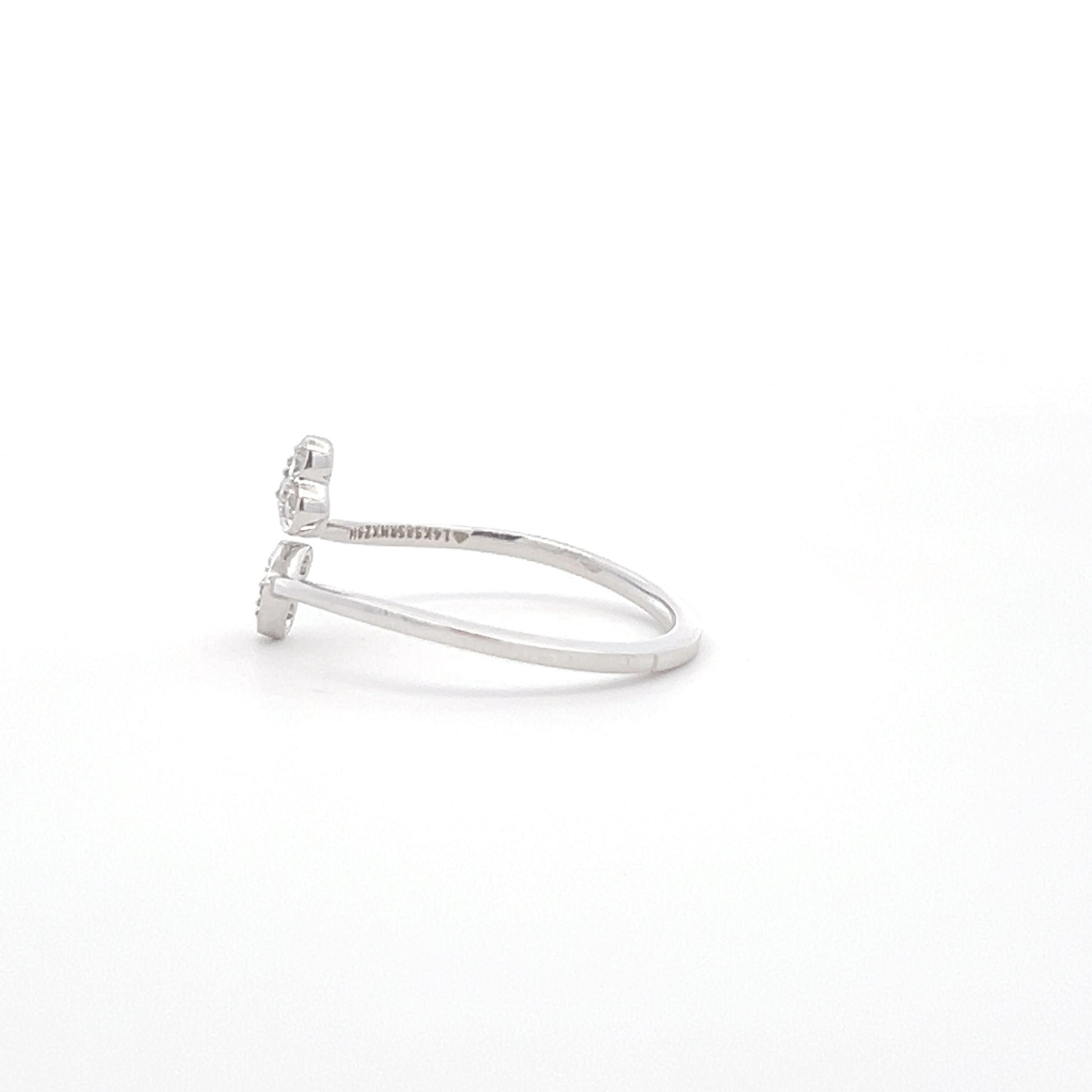 Heart Leaf Toe Lab Grown Diamond Ring b