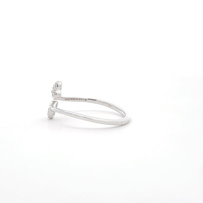 Heart Leaf Toe Lab Grown Diamond Ring b