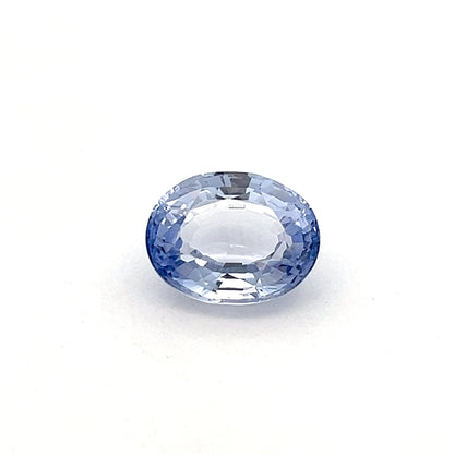 light blue sapphire 8.42carats 