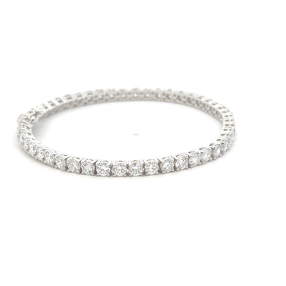 Diamos Timeless Round Brilliant Diamond Tennis Bracelet
