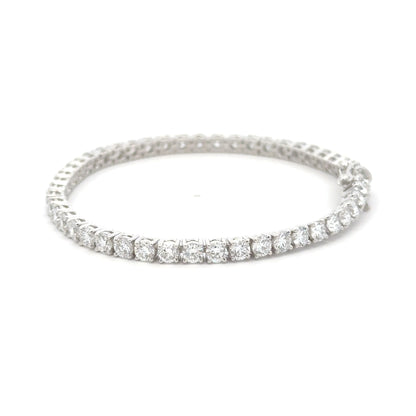 Diamos Timeless Round Brilliant Diamond Tennis Bracelet