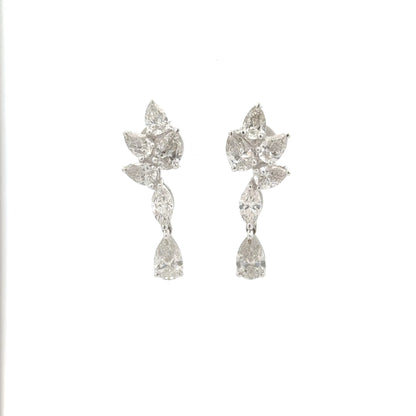 Pear & Marquise Lab-Grown Diamond Drop Earrings In 14k Gold