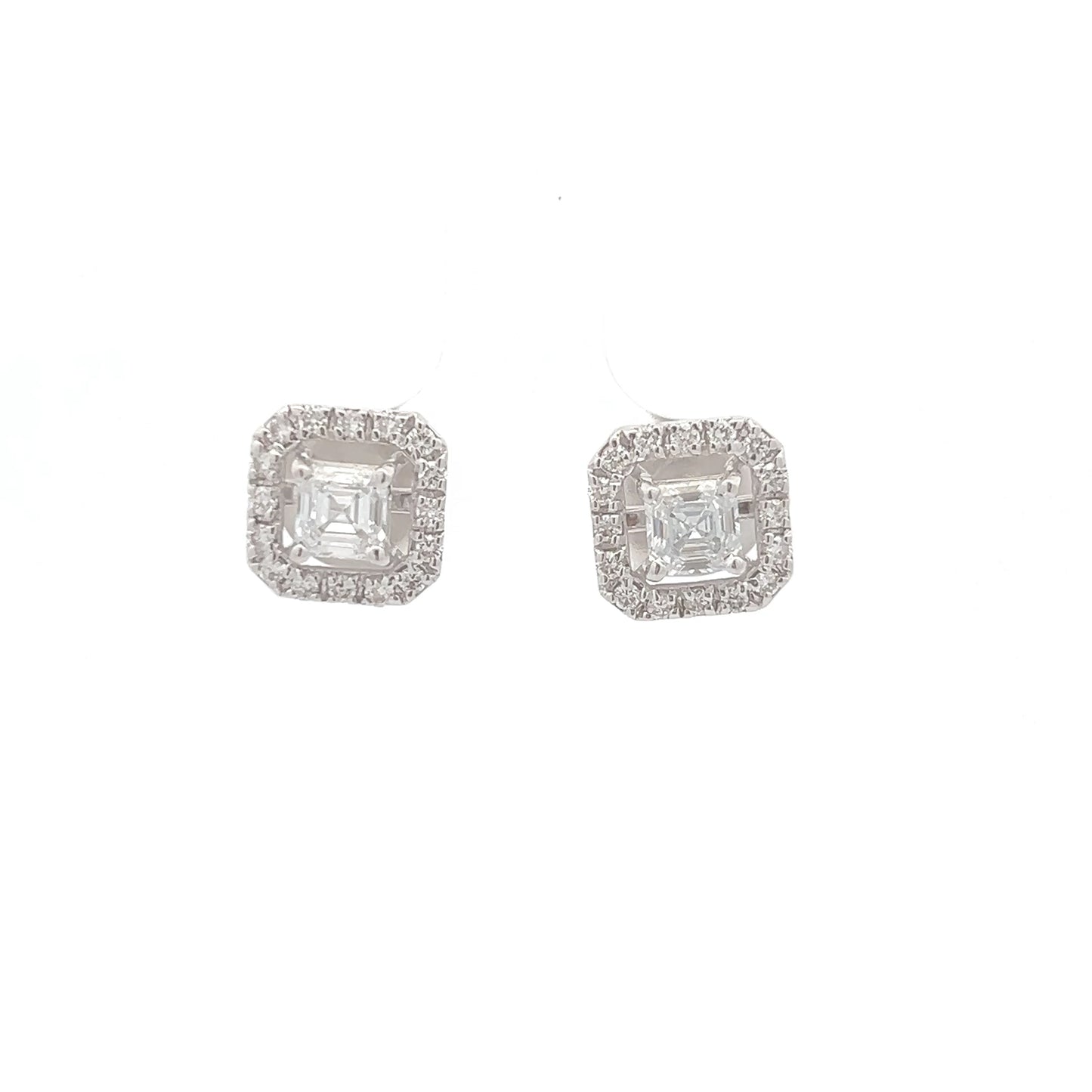 Princess Lab-Grown Diamond Earrings In 14k Gold