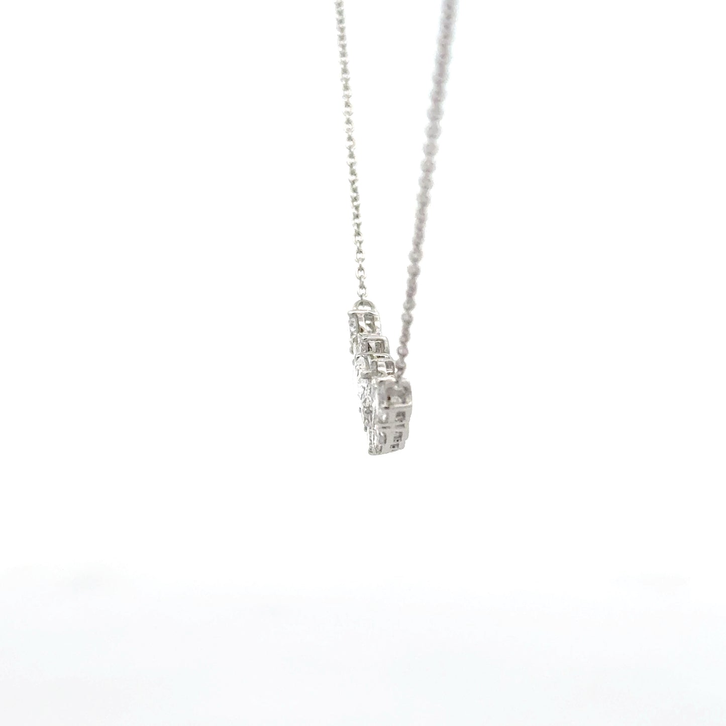 Celestial Cluster Diamond  Pendant In 14k Gold