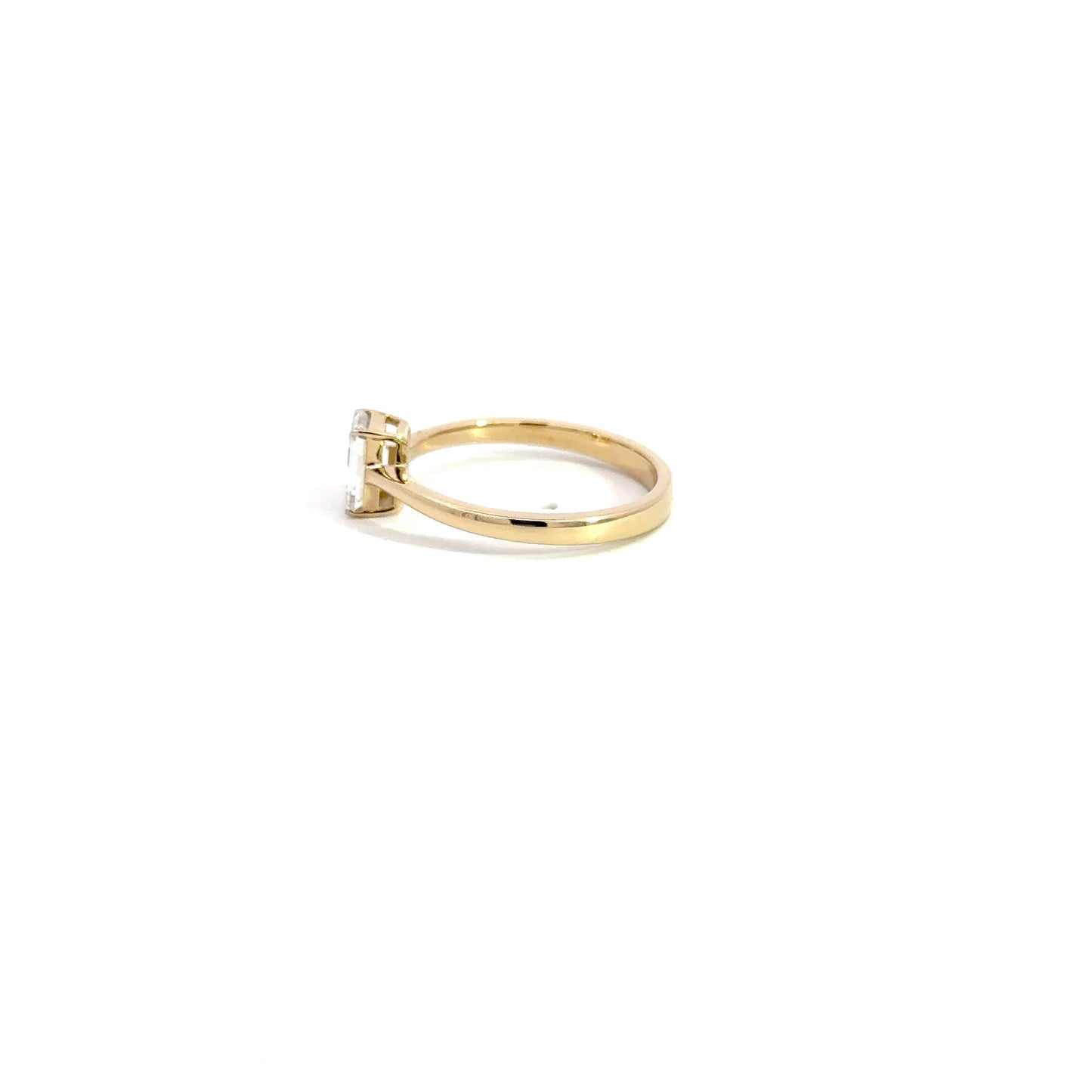 LGD Emerald Band Ring In 14k Gold