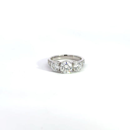 LGD Solitaire Round Brilliant Ring In 14k Gold