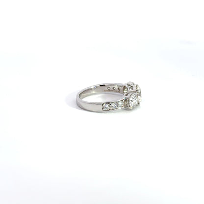 LGD Solitaire Round Brilliant Ring In 14k Gold