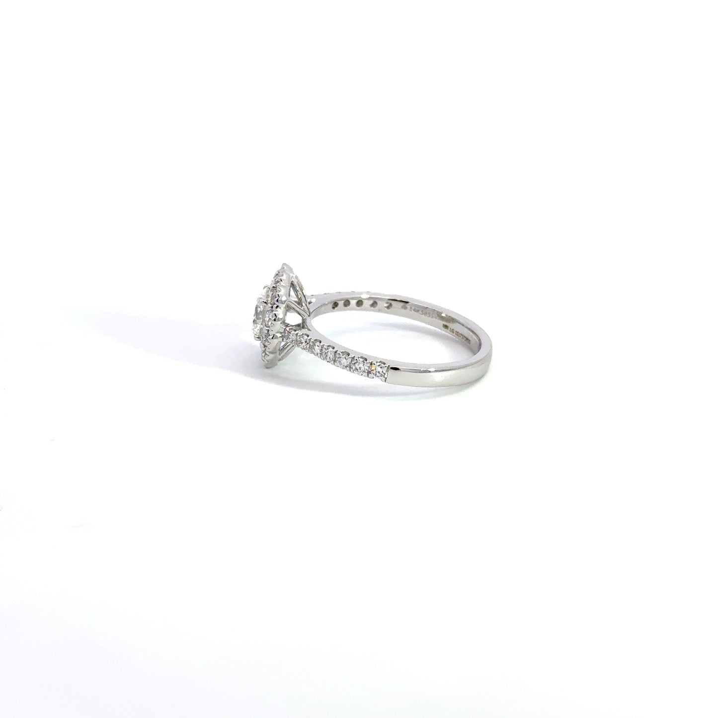 LGD Round Brilliant Ring In 14k Gold