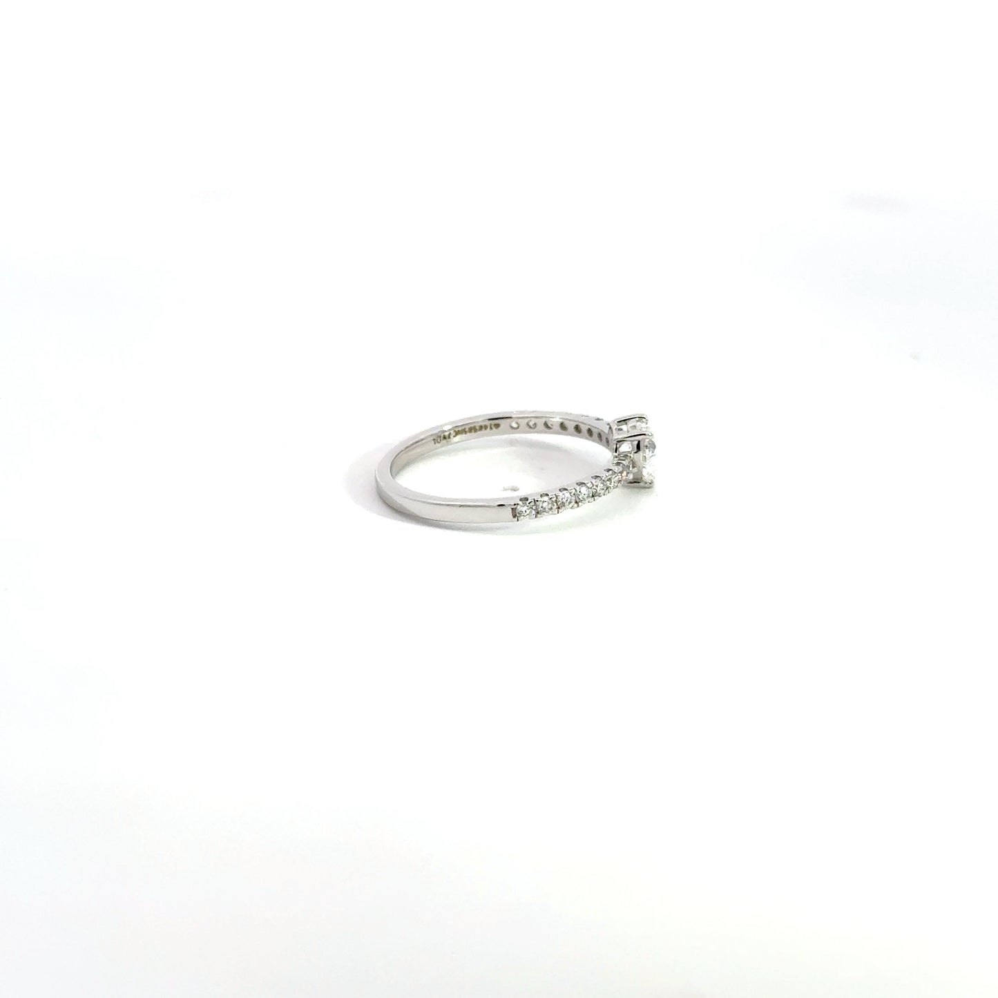 LGD Heart Band Ring In 14k Gold