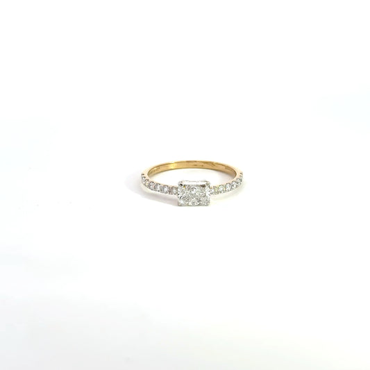 LGD Raddiant Band Ring In 14k Gold