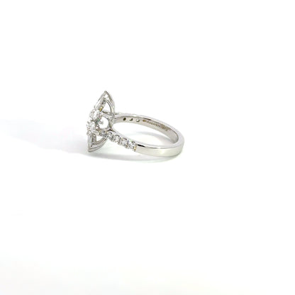 LGD Solitaire Round Ring In 14k Gold