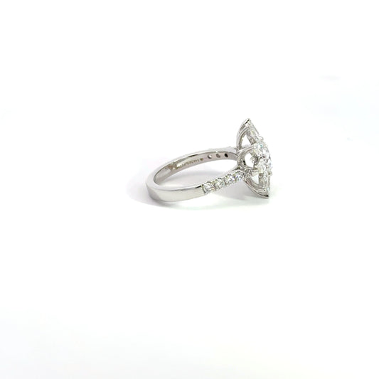 LGD Solitaire Round Ring In 14k Gold