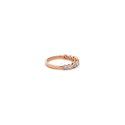 LGD Multi Stone Band Ring In 14k Gold