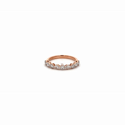 LGD Multi Stone Band Ring In 14k Gold