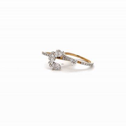 LGD Dual Band Ring In 14k Gold