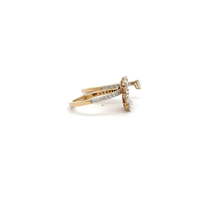 LGD Dual Band Ring In 14k Gold