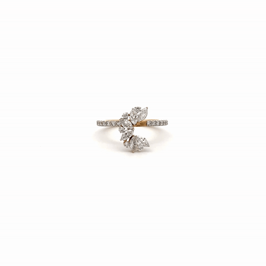 LGD Dual Band Ring In 14k Gold