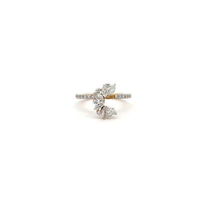 LGD Dual Band Ring In 14k Gold