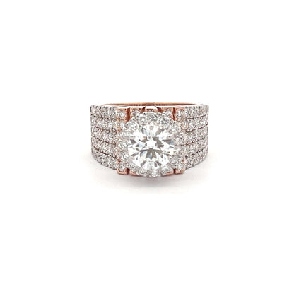 Lab Grown Round Brilliant Diamond Rings