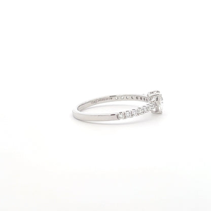 Lab Grown Heart Diamond Band Ring a