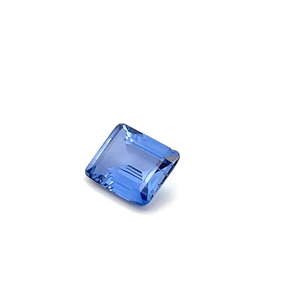 3.58Ct Octagon Medium Blue Lab Grown Sapphire