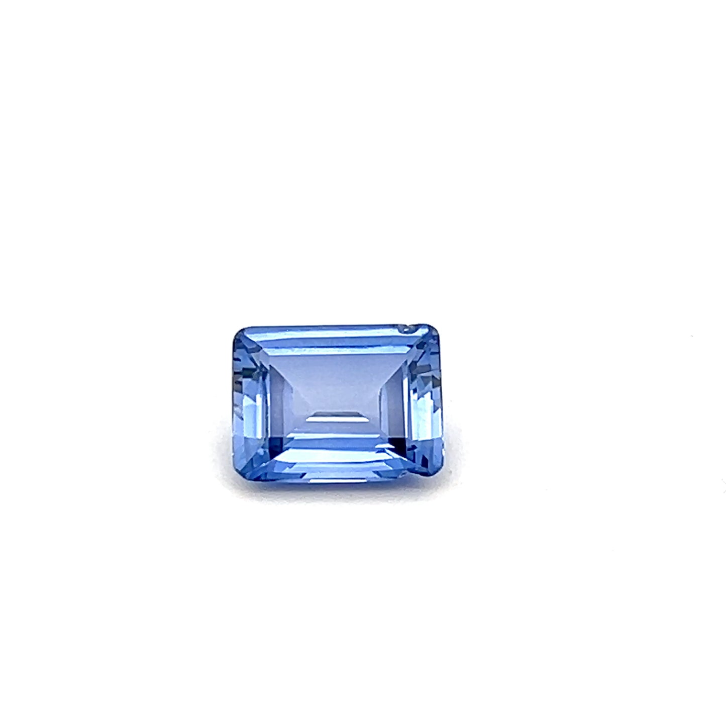 3.58Ct Octagon Medium Blue Lab Grown Sapphire