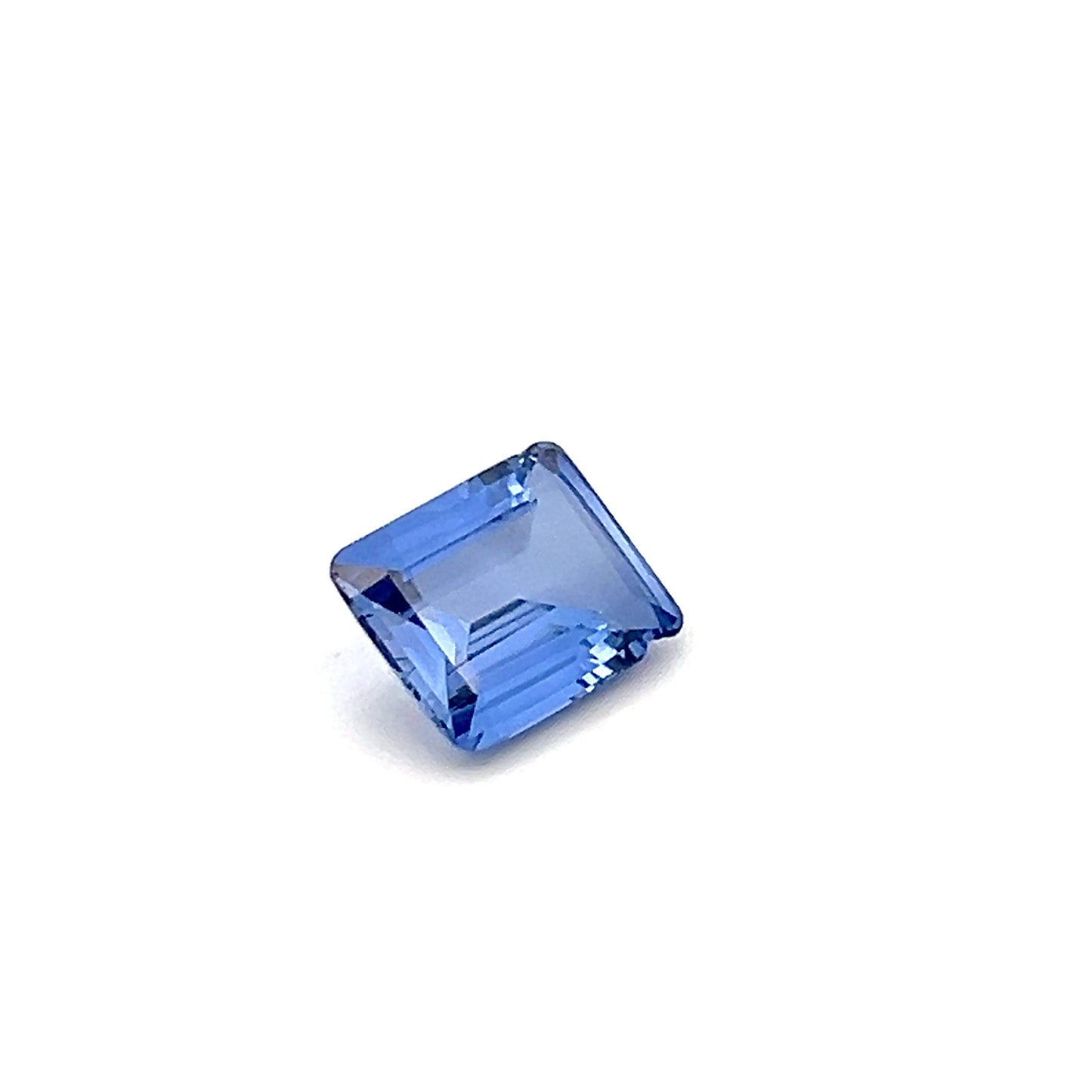 3.58Ct Octagon Medium Blue Lab Grown Sapphire