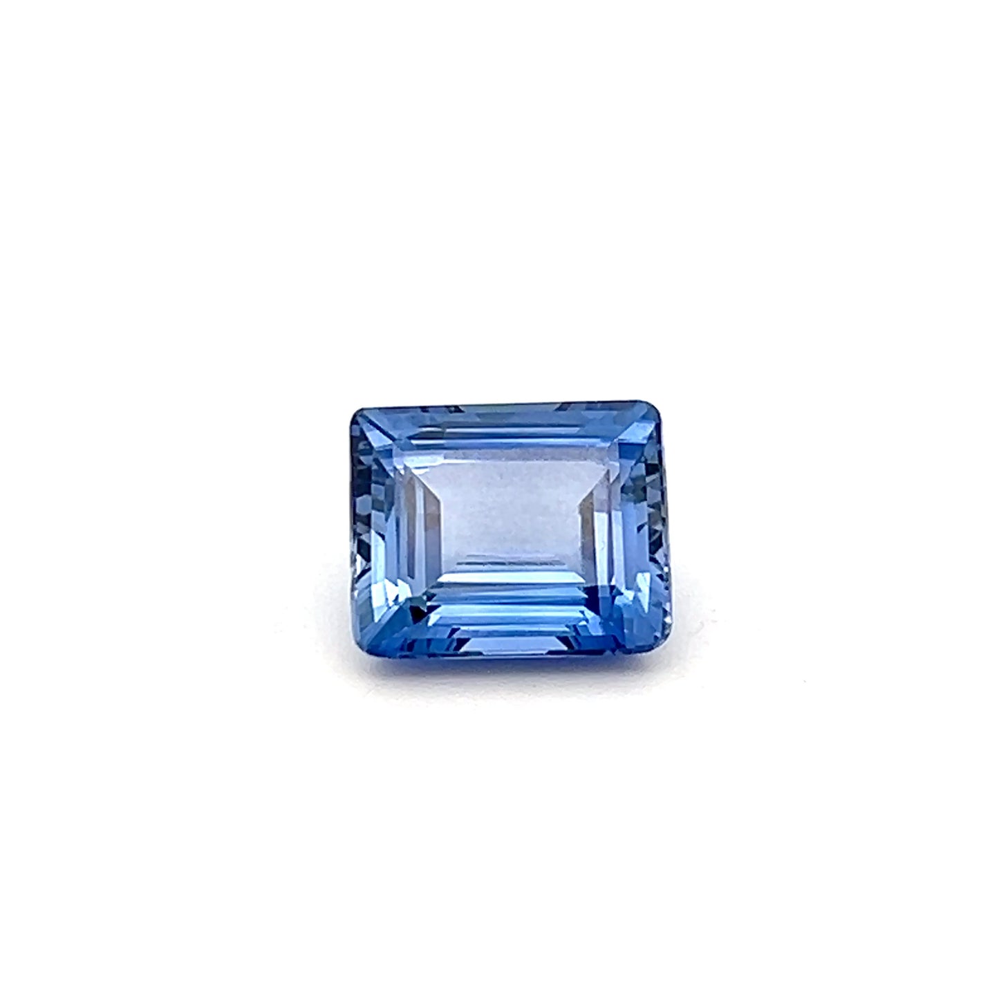 6.34Ct Octagon Medium Blue Lab Grown Sapphire