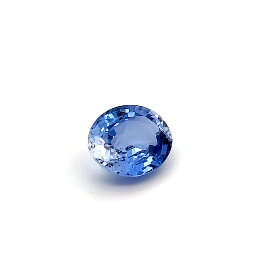 Medium blue oval sapphire 6ct
