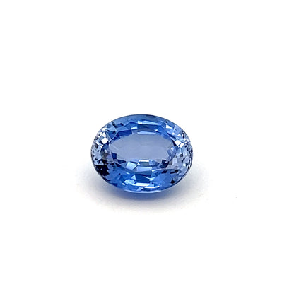 Medium blue oval sapphire 6ct