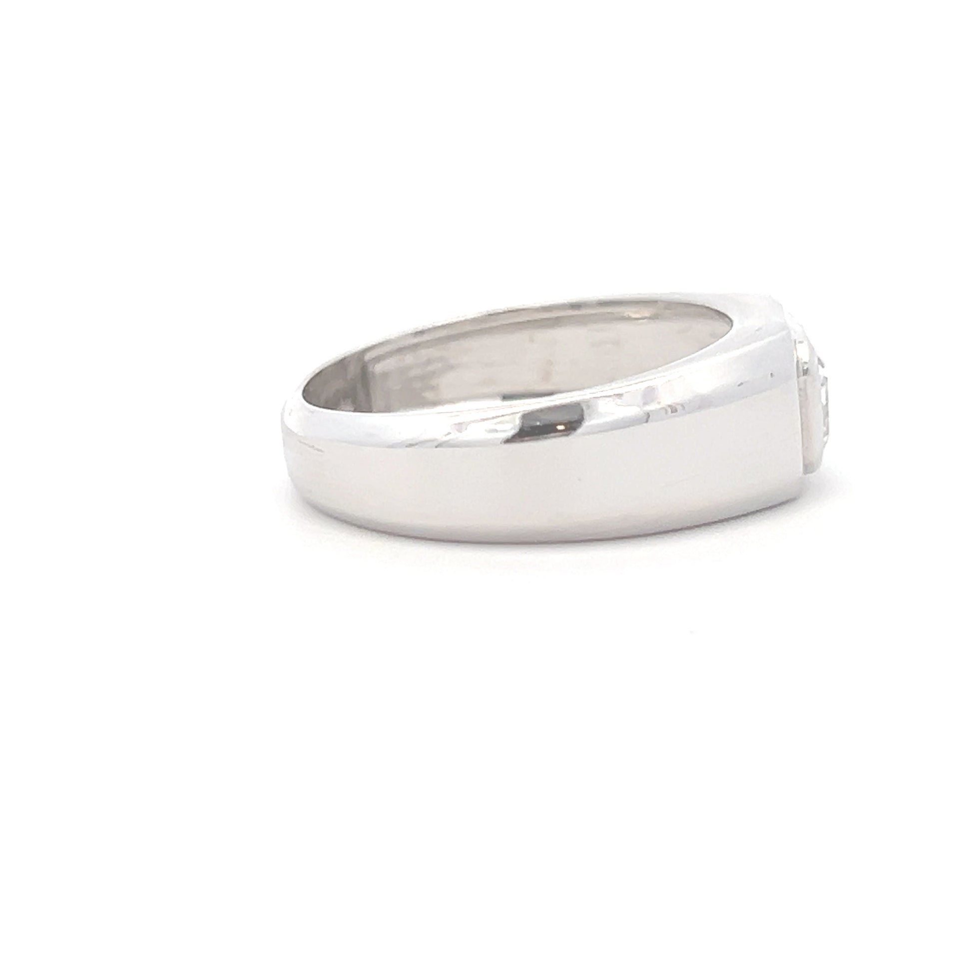 Modern Men’s Lab Grown Diamond Ring a