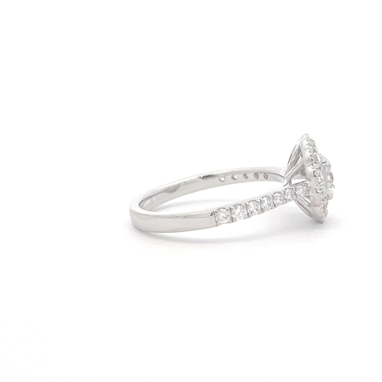 Queen's Cocktail Crown Lab Grown Diamond Ring side b
