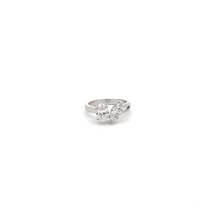 LGD Oval & Marquise Cut RING IN 14K GOLD