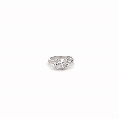 LGD Oval & Marquise Cut RING IN 14K GOLD