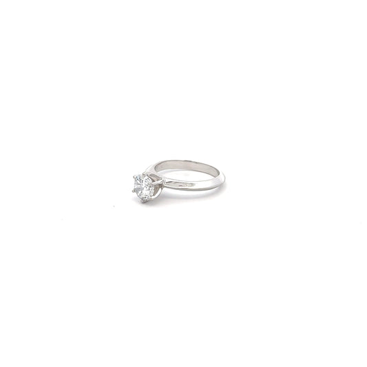 LGD Round Brilliant Solitaire Ring In 14K GOLD