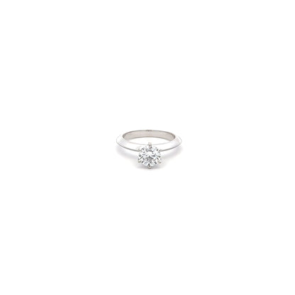 LGD Round Brilliant Solitaire Ring In 14K GOLD