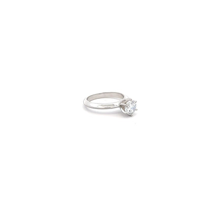 LGD Round Brilliant Solitaire Ring In 14K GOLD