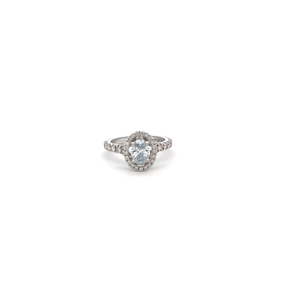 LGD Oval Brilliant RING IN 14K GOLD