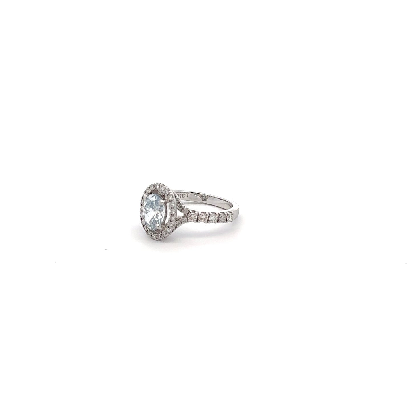 LGD Oval Brilliant RING IN 14K GOLD