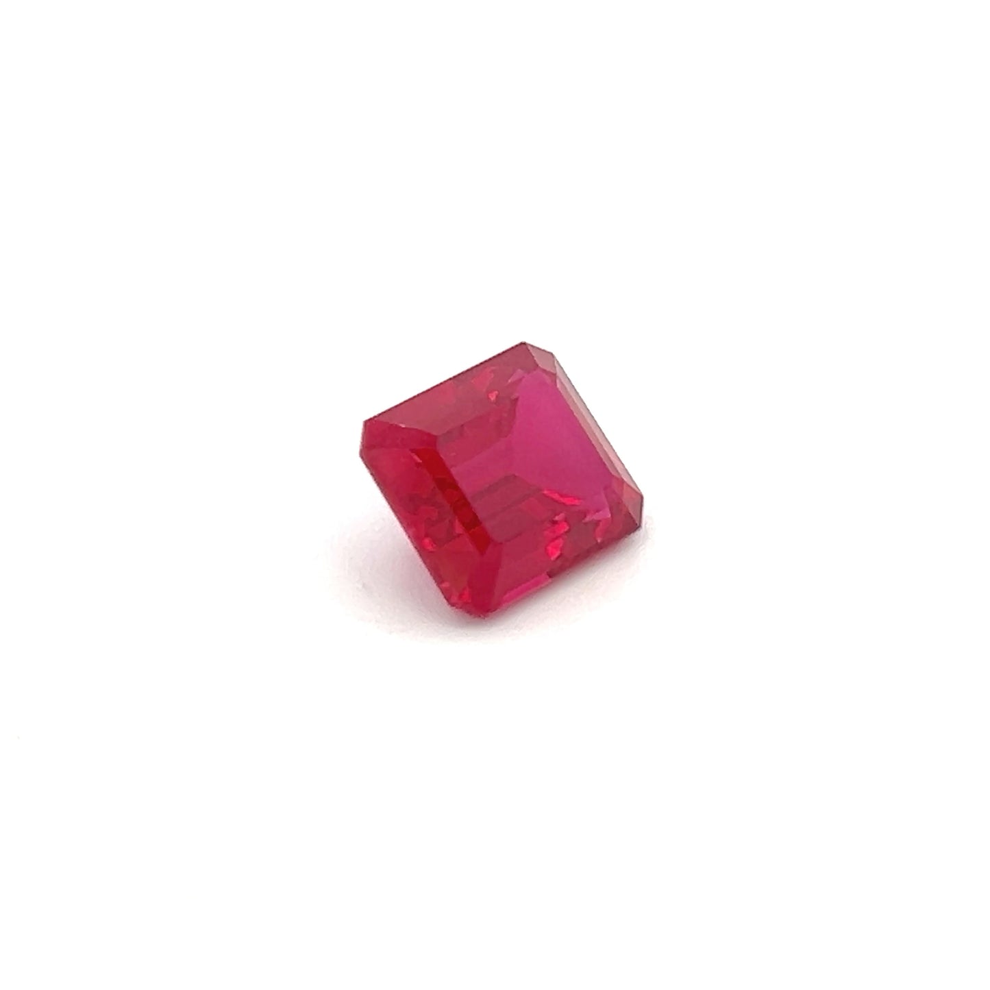 Octagon Lab Grown Ruby – 6.46 Carat